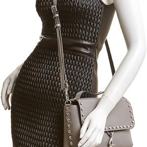 Rebecca Minkoff Blythe Studded Flap Crossbody Leather Bag
